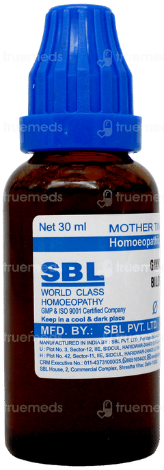 Sbl Ginkgo Biloba Q Mother Tincture 30Ml